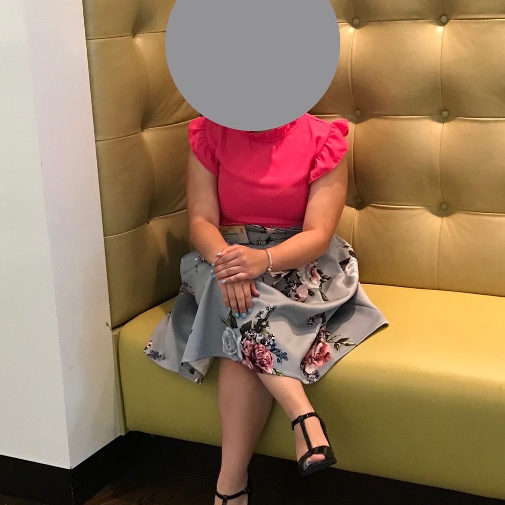 Pink blouse size medium 6/8